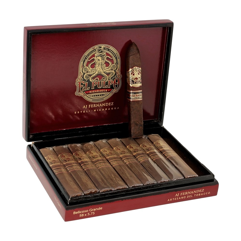 Artesano Del Tobacco El Pulpo Belicoso Grande 58X5.75 Box of 10