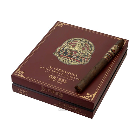 Artesano Del Tobacco El Pulpo Lancero (The Eel / Octo Ocho) 38X7 Box of 10