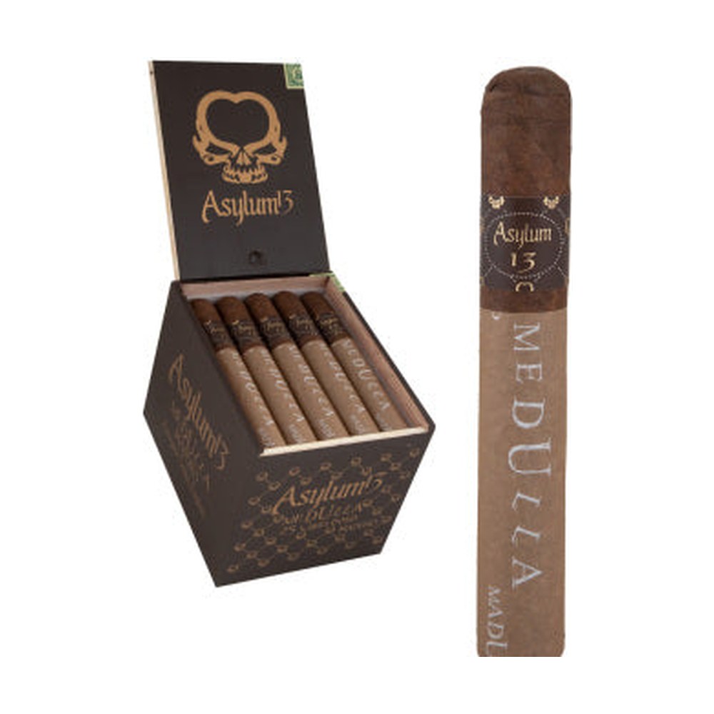 Asylum 13 Medulla Maduro Gordo 60X6 Box of 25