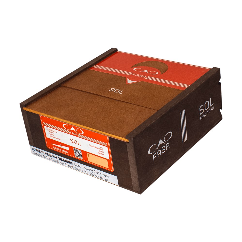 CAO Fasa Sol Toro 50X6 Box of 24