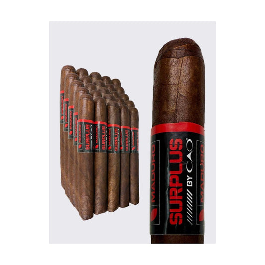 CAO Surplus Maduro Robusto 50X5 Box of 25