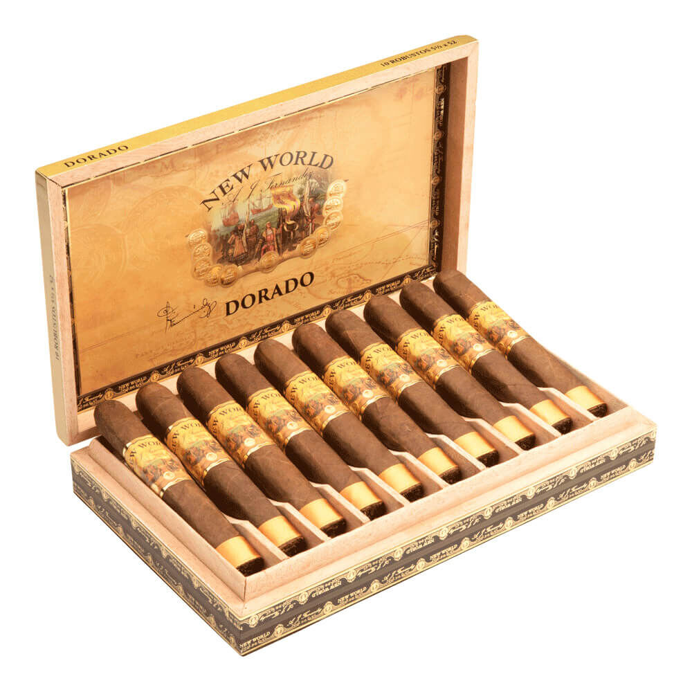 AJ Fernandez New World Dorado Robusto 52X5.5 Box of 10