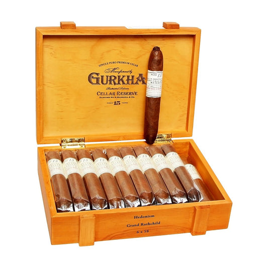 Gurkha Cellar Reserve 15 Years Hedonism 58X6 Box of 20