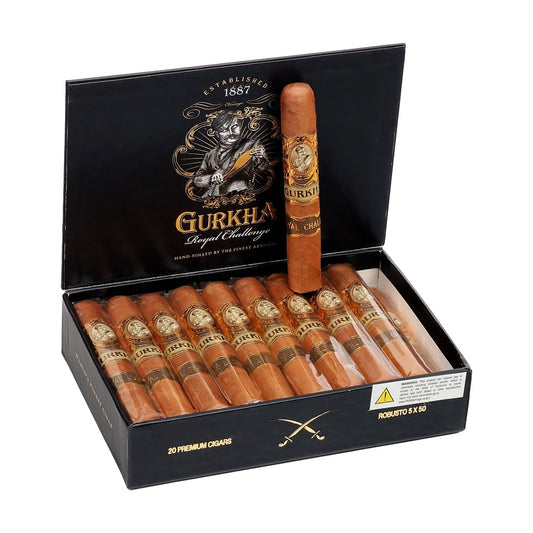 Gurkha Royal Challenge Natural Robusto 50X5 Box of 20