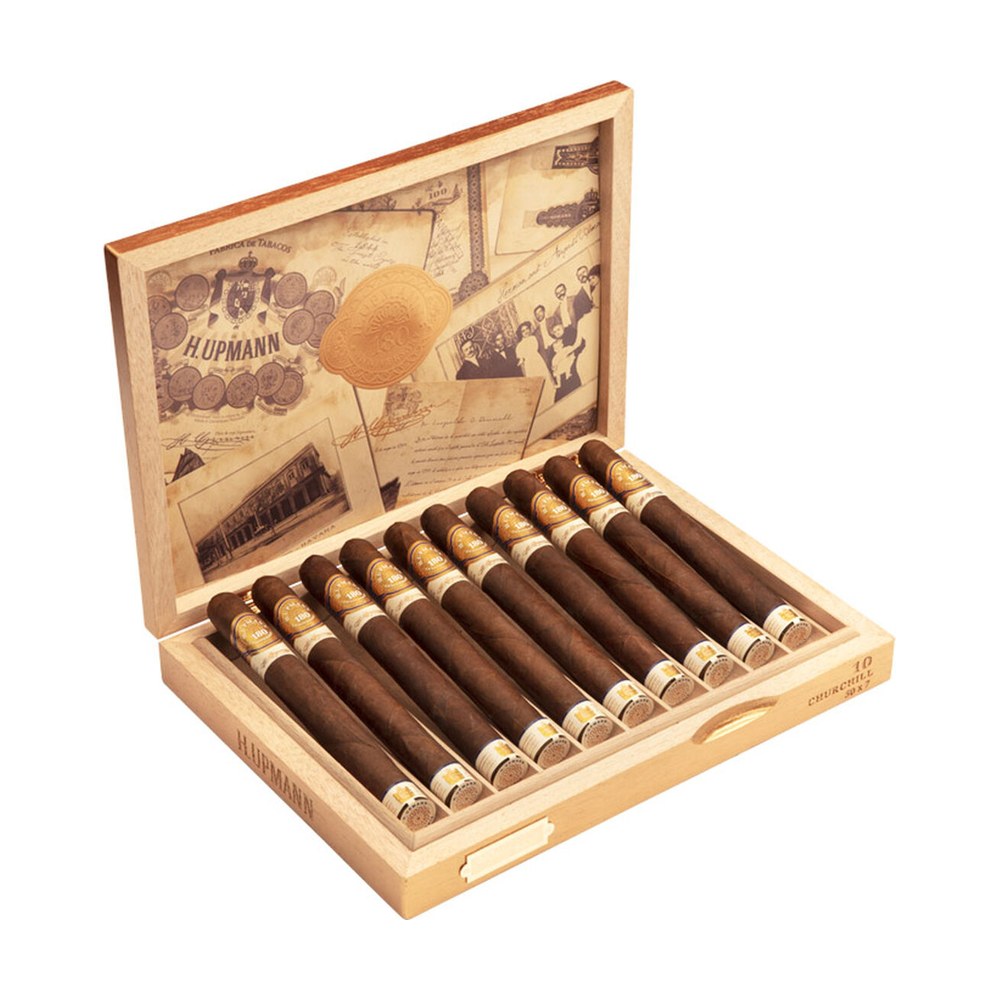H Upmann 180th Anniversary Churchill 50X7 Pack of 5 – box