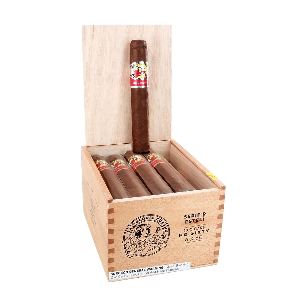 La Gloria Cubana Serie R Esteli No. 60 60X6 Box of 18