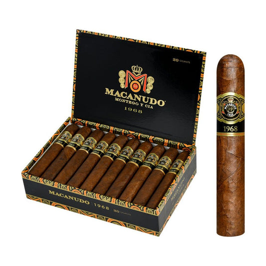 Macanudo 1968 Gigante 60X6 Fresh Pack of 20