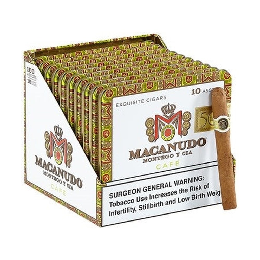 Macanudo Cafe Ascots 32X4.1875 Box of 10
