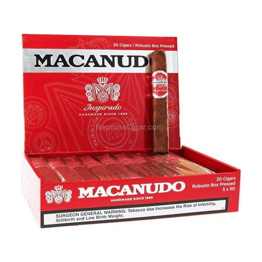 Macanudo Inspirado Red Robusto 50X5 Box of 20