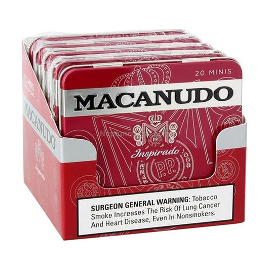 Macanudo Minis Inspirado Red Mini 20X3 Box of 5