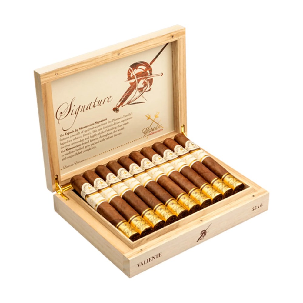 Montecristo Espada by Montecristo Signature Ltd Ed Valiente 55X6 Box of 10