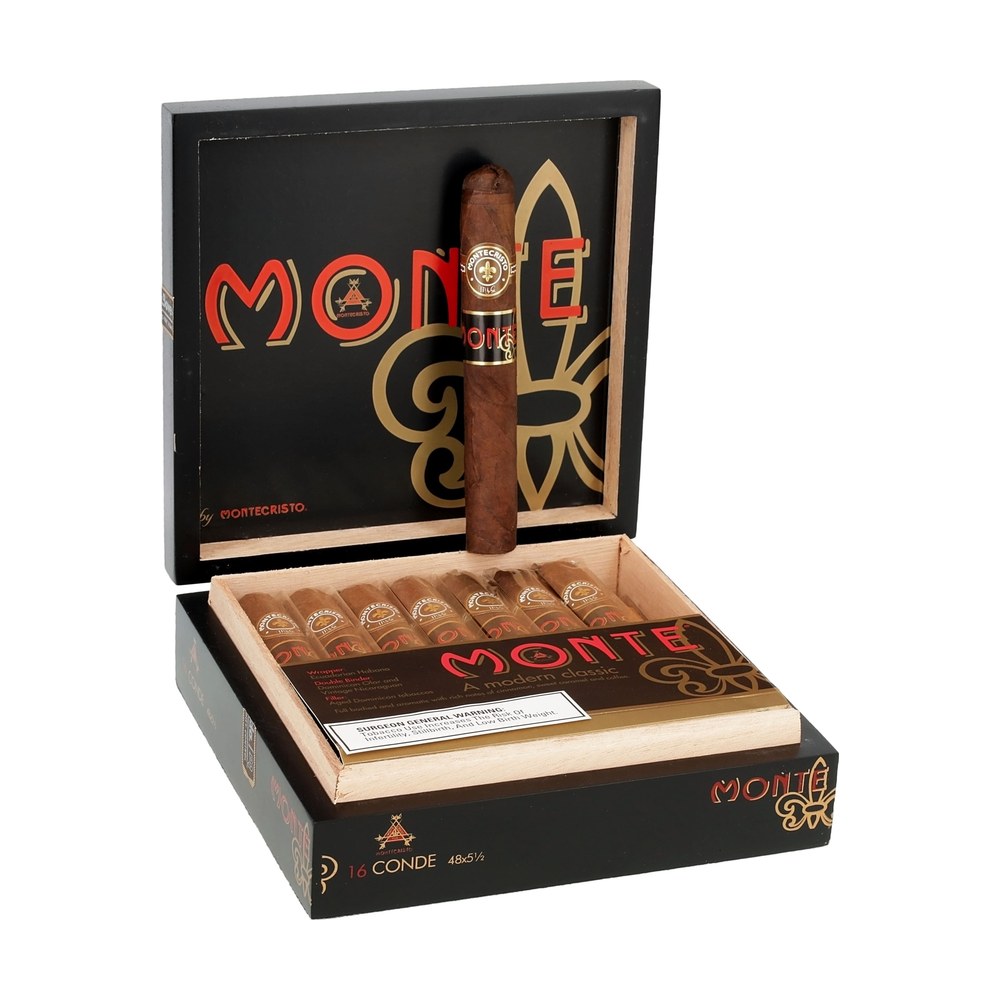 Montecristo Monte by Montecristo Conde (Pigtail) 48X5.5 Box of 100 – box