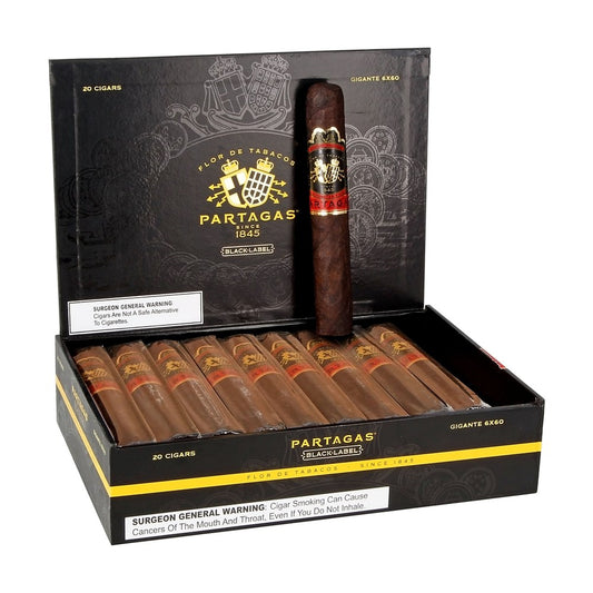 Partagas Black Label Gigante 60X6 Box of 20