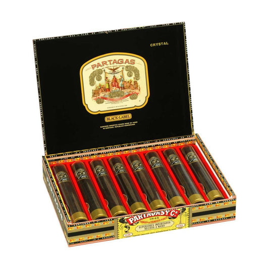 Partagas Black Label Crystal Tubo 50X5.5 Box of 8