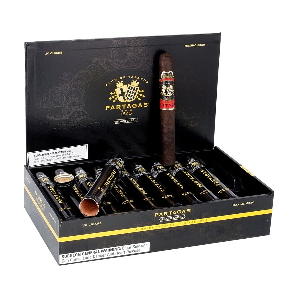 Partagas Black Label Maximo 50X6 Box of 20