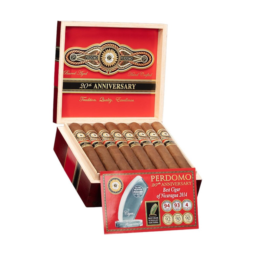 Perdomo 20th Anniversary Sungrown Corona Grande 48X6.5 Box of 24