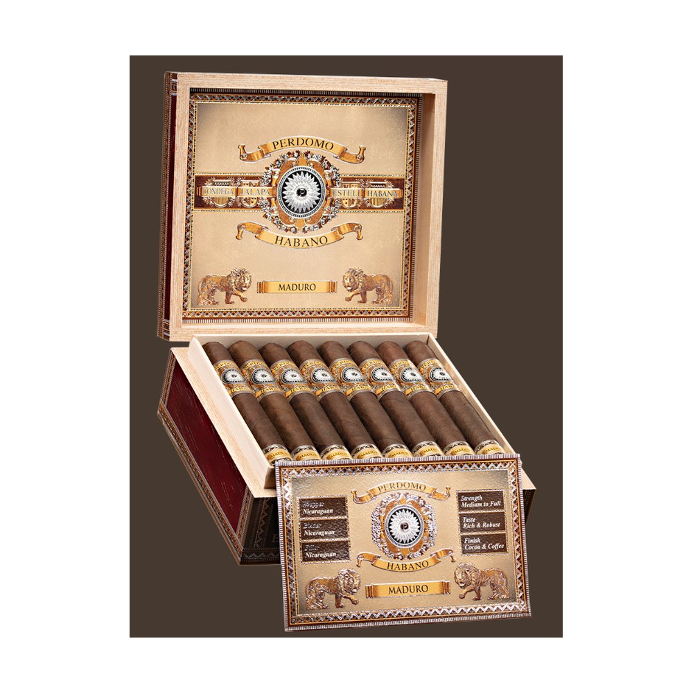 Perdomo Habano BBA Maduro Robusto 54X5 Box of 24