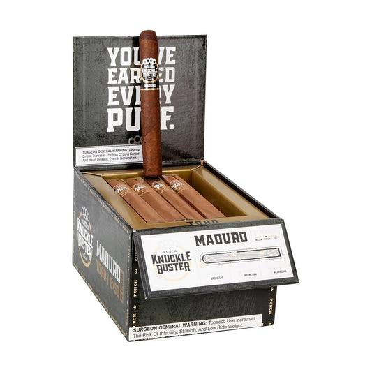 Punch Knuckle Buster Maduro Toro 50X6 Box of 25