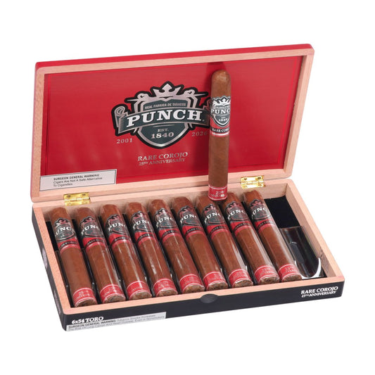 Punch Rare Corojo Toro 54X6 Box of 10
