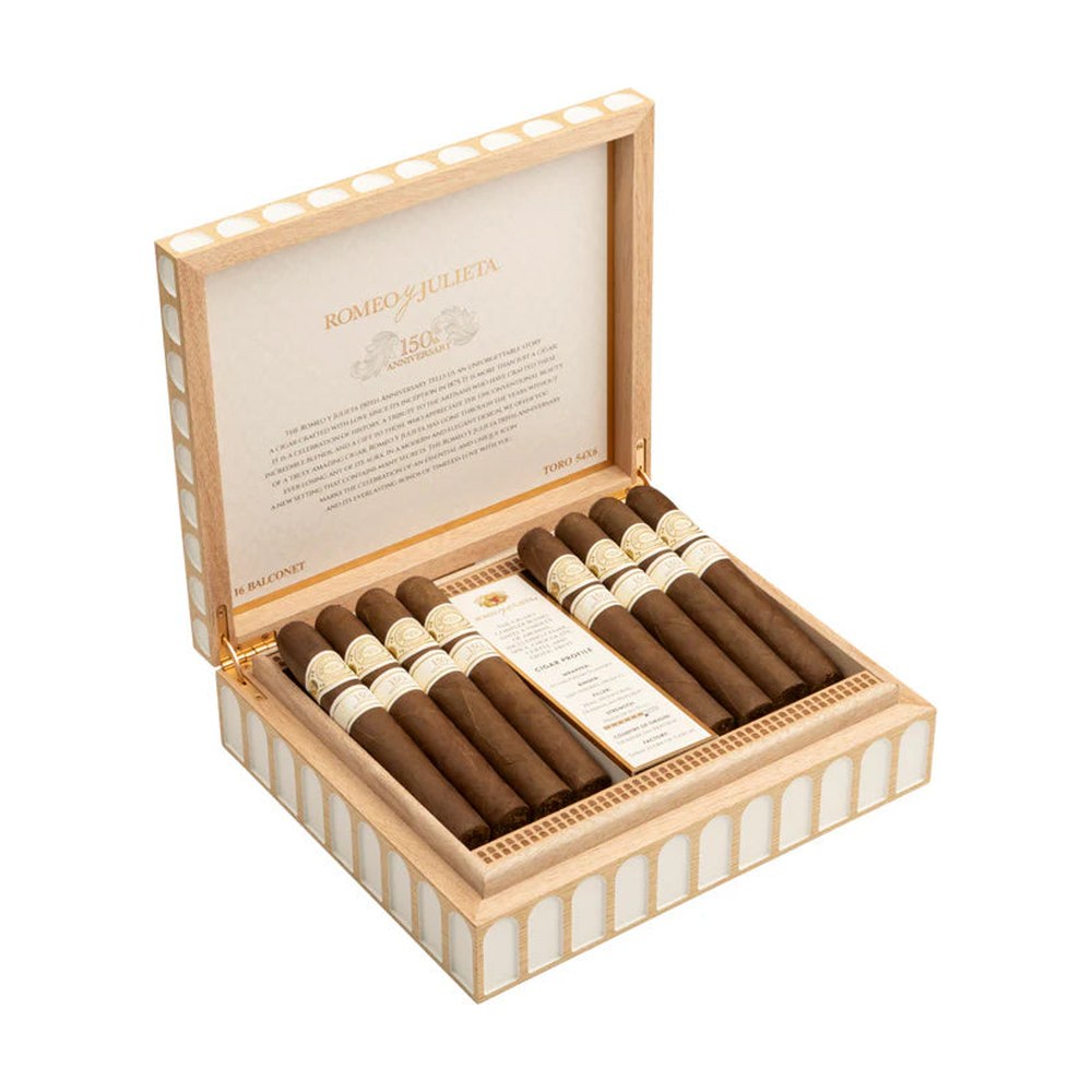 Romeo Y Julieta 150th Anniversary Prologue Bully 50X5 Box of 16