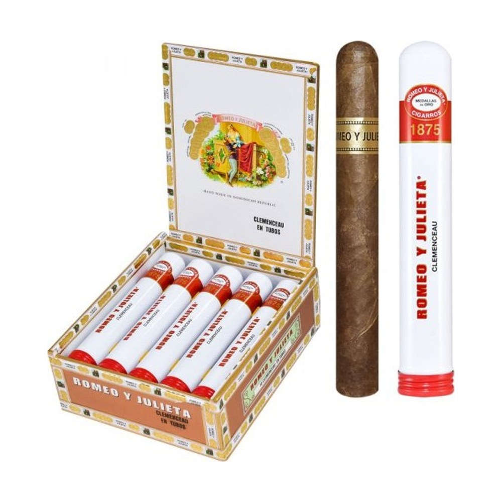 Romeo Y Julieta 1875 Originals Clemenceau En Tubo 50X6 Box of 10