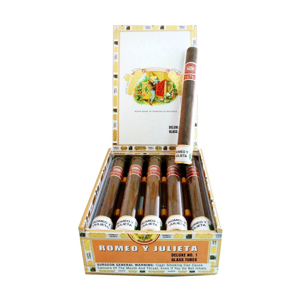 Romeo Y Julieta 1875 Originals Deluxe #1 En Tubo 50X7 Box of 10